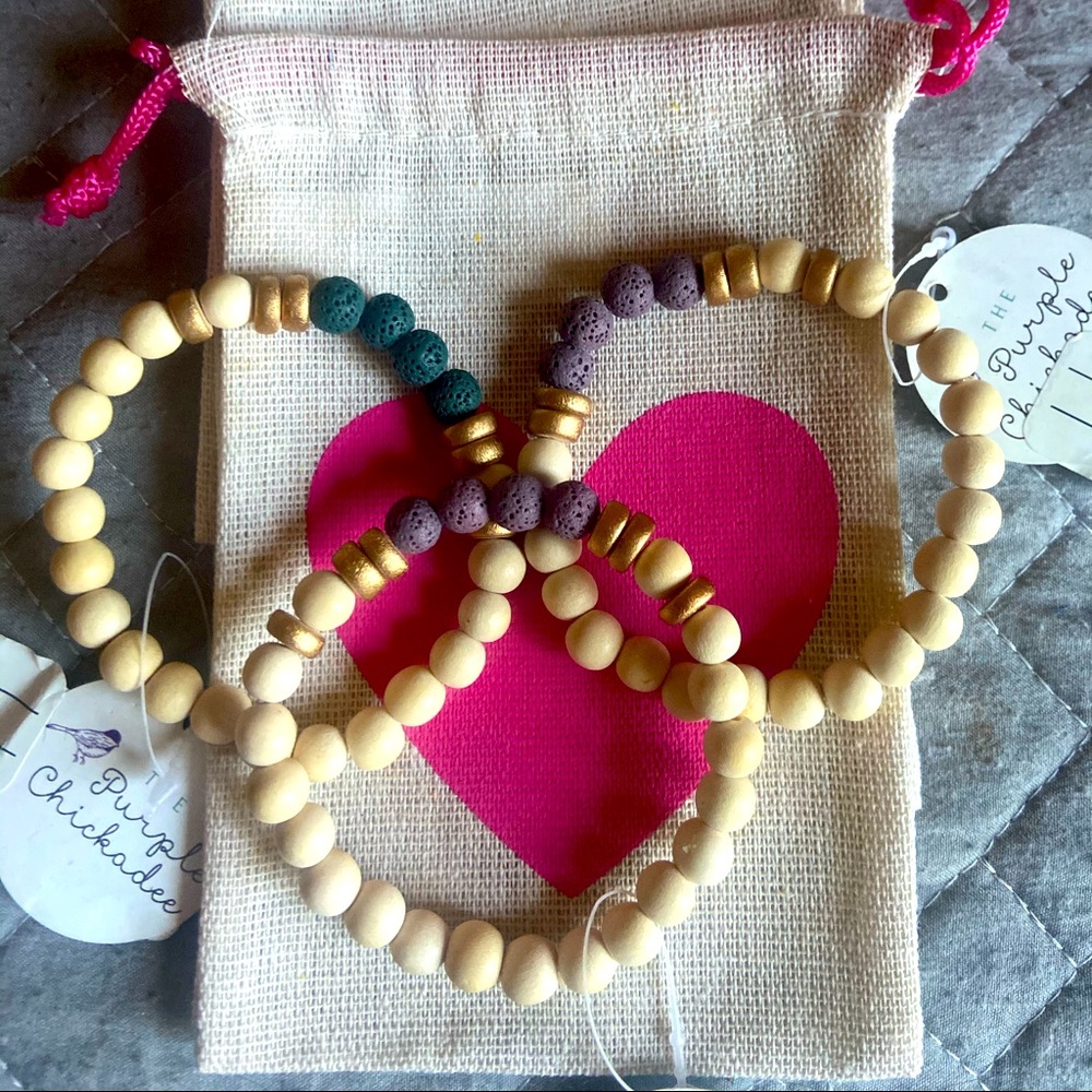 Lava bead oil diffuser bracelets
